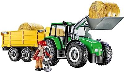 PLAYMOBIL Country tractor met trailer 9317