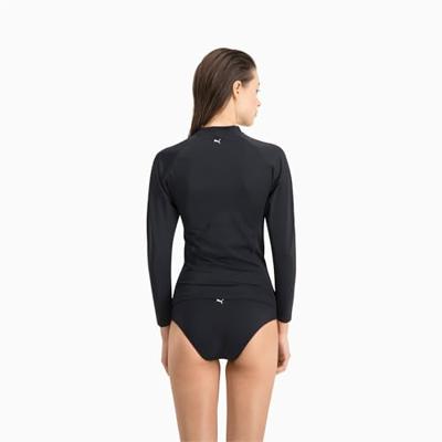 Puma Long Sleeve Rash Guard Dames Zwart-XS
