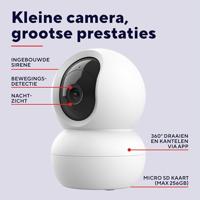Trust IPCAM-2800 Indoor PTZ Wi-Fi Camera IP-camera Zwart - thumbnail