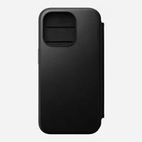 Nomad Modern lederen folio iPhone 15 Pro - Black - thumbnail