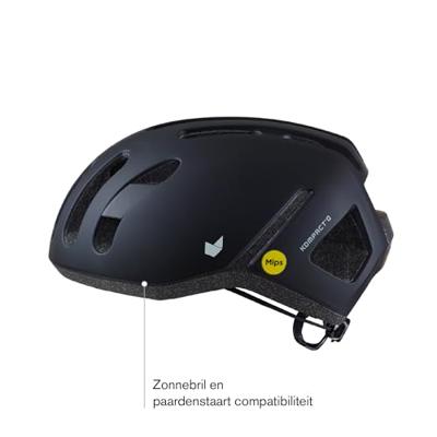 Buzaglo Catlike urban helm kompact&apos;o ii maat s glans zwart