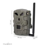 Nedis Wildcamera | 1080p@30fps | 30.0 MPixel | 2 MPixel CMOS | IP66 | Zwart No-Glow IR | Nachtzicht | Bewegingssensor | LCD-Scherm | Groen - WCAM460GN - thumbnail