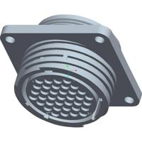 TE Connectivity 206306-1 CPC busbehuizing met rechthoekige flens - thumbnail