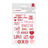 American Crafts • valentines rub-ons phrase - thumbnail