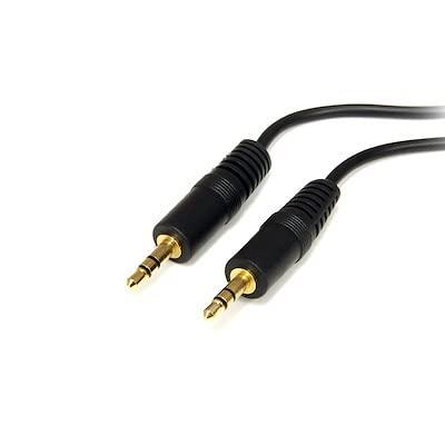 Vivanco 38768 Jackplug Audio Aansluitkabel [1x Jackplug male 3,5 mm - 1x Jackplug male 3,5 mm] 0.50 m Zwart
