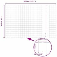 Euro Hek Zilver 1.6 x 10 m Warmverzinkt ijzer - thumbnail