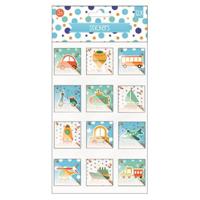 W&o Stickervel 3d Voertuigen Junior 27,5 X 14 Cm Papier 12-delig - thumbnail