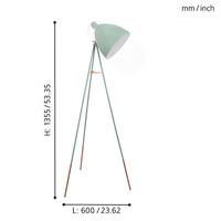 Eglo VloerlampDundee Tripod - 49342 - thumbnail