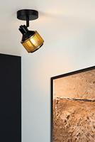 Lucide RAFA - Plafondspot - 1xE14 - Zwart - thumbnail