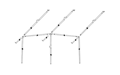 Dorema Frame FTP Fiber diepte 240/270/300