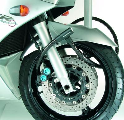 Masterlock Steel armoured cable 2.00m x Ø 22mm w/4 keysvinyl cover - colour : bl - 8218EURDPS