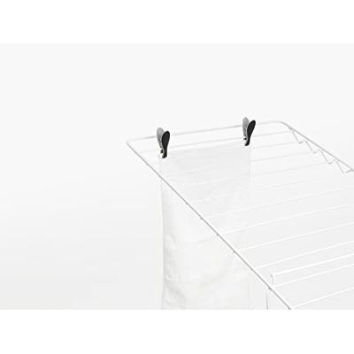 Brabantia Wasknijpers set van 8st grijs