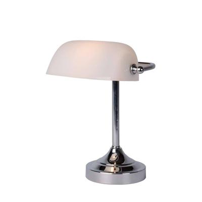 Lucide BANKER - Bureaulamp - 1xE14 - Chroom