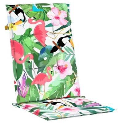 VidaXL Tuinstoelkussens 2 st 120x50x3 cm stof meerkleurig