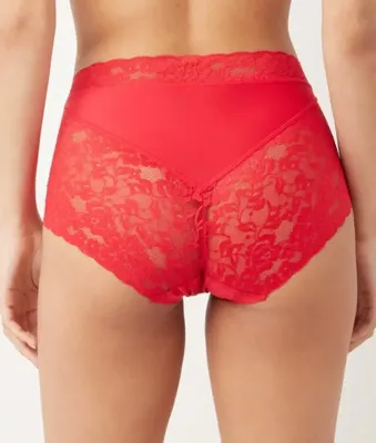 31758 secrets kanten Highwaist/ taille slip - Kanten dames onderbroek - Naadloos invisible ondergoed