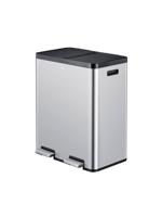 Pedaalemmer eko essential recycler 2x30liter rvs - thumbnail