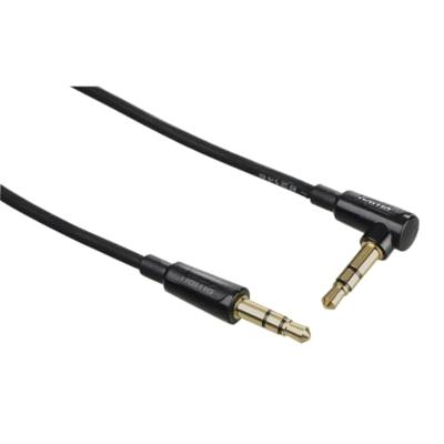 Hama Audiokabel Flexi-Slim spiraal, 3,5-mm-jack-st. 90 - stekker, stereo, 1,5 m Luidspreker kabel Zwart Hama Audiokabel Flexi-Slim spiraal, 3,5-mm-jack-st. 90 - stekker, stereo, 1,5 m Luidspreker kabel Zwart