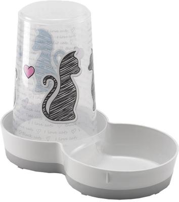 Moderna plastic drink/voersilo 1.5 liter Kat Cats in Love Moderna Gebr. de Boon - Gebr de boon Moderna plastic drink/voersilo 1.5 liter Kat Cats in Love Moderna Gebr. de Boon - Gebr de boon