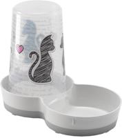 Moderna plastic drink/voersilo 1.5 liter Kat Cats in Love Moderna Gebr. de Boon - Gebr de boon - thumbnail