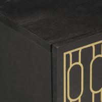 Nachtkastje 50x33x60 cm massief mangohout - thumbnail