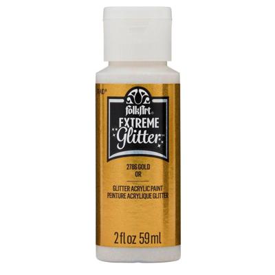 FolkArt • extreme glitter acrylic paint gold 59ml