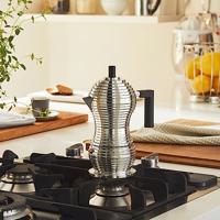 ALESSI - Pulcina - Percolator 3 kops zwart - thumbnail
