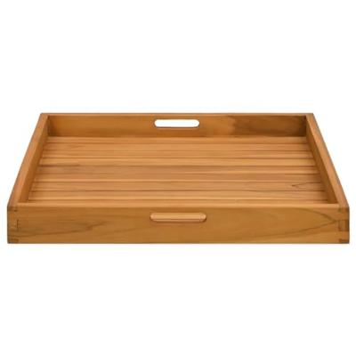 VidaXL Dienblad 60x60 cm massief teakhout