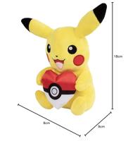 Pokemon Pluche - Valentine Pikachu - thumbnail