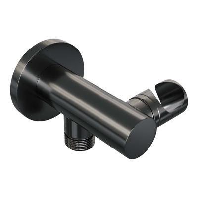 Wandaansluitbocht Brauer Gunmetal Edition Verstelbaar Handdouche Houder Geborsteld Gunmetal Wandaansluitbocht Brauer Gunmetal Edition Verstelbaar Handdouche Houder Geborsteld Gunmetal