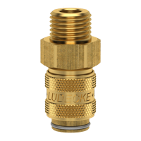 Lüdecke Ludecke snelkoppeling met klep dn5 1/8" buitendraad - thumbnail