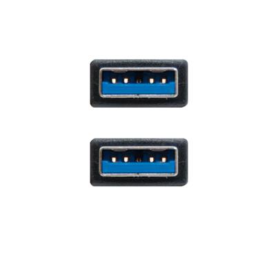 Nanocable 10.01.1002-BK - USB 3.0 kabel, type A/M-A/M, mannelijk, zwart, 2,0 mts