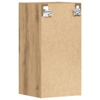 Hangkast Riga 30x29,5x60 cm bewerkt hout artisanaal eikenkleur - thumbnail