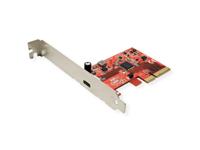 ROLINE PCI Express Kaart, USB 3.2 Gen 2x2, 1 Poort Type C - thumbnail