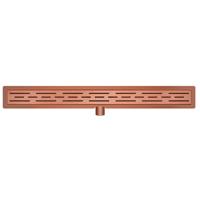 Douchegoot Wiesbaden Met Flens 70x7cm 6.7cm Diep Geborsteld Brons Koper - thumbnail