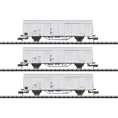 MiniTrix 15316 N set goederenwagens koeltrein van de DR Ibblps