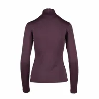 Mondoni Mock Shirt bordeaux maat:xs - thumbnail