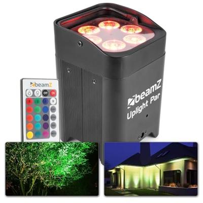 Beamz BBP96 Uplighter set 8 met flightcase - thumbnail
