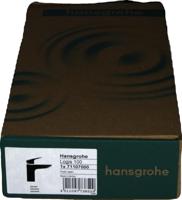 Hansgrohe Logiss wastafelkraan 100 met push open garnituur chroom 71107000 - thumbnail