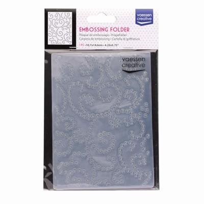Vaessen Creative • embossing folder strass steentjes