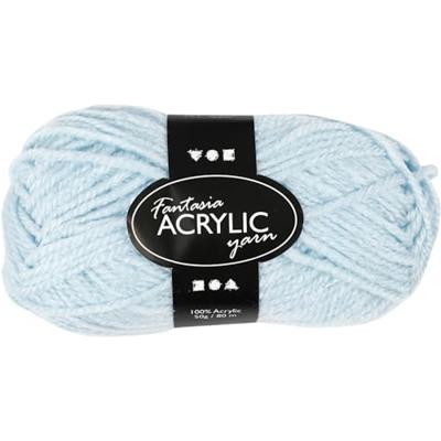 Creativ Company Acrylgaren, lichtblauw, 50gr, 80m
