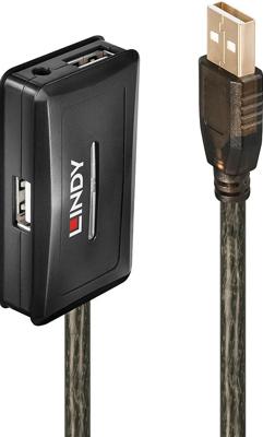 USB-HUB LINDY 42635 Grijs