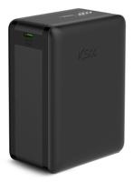 Powerbank KSIX Nano Zwart 30000 mAh - thumbnail