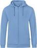 JAKO C6820 Jas Met Kap Organic - Ijsblauw - 4XL