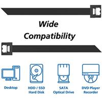Akasa PROSLIM SATA 3.0 50cm - [AK-CBSA05-50BK] - thumbnail