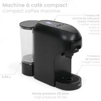 4-in-1 multicapsule koffiemachine - LIVOO - DOD217N - 1400 W - 7 koffiesterkteniveaus - Zwart - thumbnail