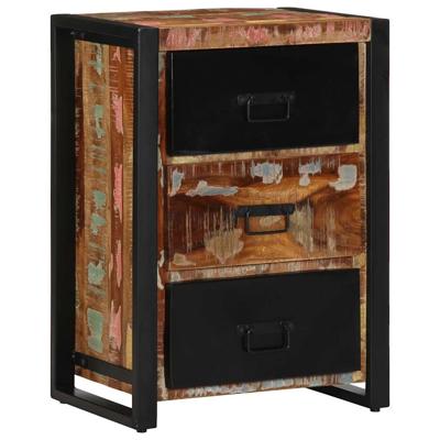 Ladekast Multicolor 50x35x70 cm Massief Hout Hergebruikt