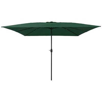 Tuinparasol Groen en Zwart 295 x 295 x 245 cm