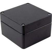 Hammond Electronics 1590Z090BK Handbehuizing 140 x 140 x 90 Zinkspuitgietwerk Zwart 1 stuk(s) - thumbnail