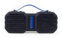 Draagbare Bluetooth speaker Zwart/blauw - thumbnail