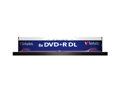Verbatim DVD+R DL 8,5GB 8X Spindel. 10 Stück geen info